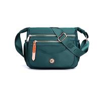 FANDARE Borse a Tracolla da Donna Borsa Donna Borse a spalla da palestra con tracolla larga regolabile Elegante Borsa a Spalla Nylon Pochette Borsello Borsa Viaggio Crossbody Bag Cielo blu