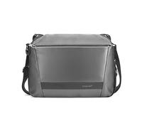 FANDARE Borse Tracolla da Uomo Borse a spalla Espandibile Borsello Borsa a Tracolla Messaggero Bag per scuola Università Business Viaggio Lavoro Borsa a Spalla Impermeabile TPU Argento