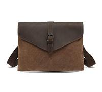 FANDARE Borse Tracolla Pochette e Clutch da Uomo Borsetta Borsa a Spalla Portafogli Borsello Uomo Borse per 10.5'' Tablet Borse Viaggio Lavoro Borse a mano Marrone
