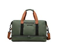 FANDARE Borsone da Viaggio Borsa Palestra Uomo Donna Borsa Sportivo Weekender Borsone Piscina Nascita Ospedale Borsa a Spalla Borsa da Viaggio Sportiva Palestra con Scomparto Scarpe Verde