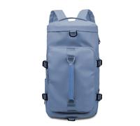 FANDARE Borsone da Viaggio Donna Bagaglio a Mano Borsa da Viaggio con Scomparto per le Scarpe Borsone Palestra Sportiva Borsa da Weekend Weekender Uomo Borsa a Tracolla Laptop Zaino Azzurro