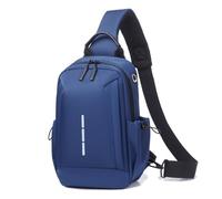 FANDARE Business Zaino monospalla da uomo Borsa a tracolla Borsello Borse a spalla da palestra Multifunzionale Zaino a tracolla Borse Messenger per Ufficio Lavoro Viaggio Sling BagBlu