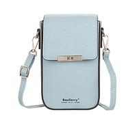 FANDARE Donna Borsa a tracolla per cellulare Ragazza Borse Tracolla Leggero Borsa a Spalla Portafogli Ragazza Mini Telefono Borsello Shopping Festa Scuola Viaggio Phone Crossbody Bag Blu