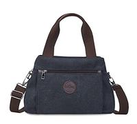 FANDARE Donna Borsa Tracolla Tela Borsa a Mano Borsa Spalla Borse e Messenger per 10.5 Pollice Tablet Borse Tote da donna Grande Shopping Viaggio Partito Work Pochette Crossbody Bag Black