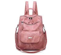 FANDARE Donna Zaino Casual Borsa Tracolla Borse a spalla Signora Borsa scuola Impermeabile Borse a Mano Zainetto Ragazze Cartelle Scuola Zainetti per Viaggio Lavoro Multifunzione Daypacks Rosa
