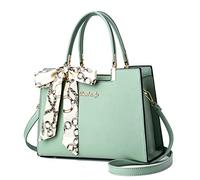 FANDARE Elegante Borsa a Mano Donna Borse Tote Borse a Spalla PU Pelle Borse a Tracolla Grande Capacità Borse Messenger per Shopping Viaggio Lavoro Incontri Verde