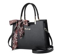 FANDARE Elegante Borsa a Mano Donna Borse Tote Borse a Spalla PU Pelle Borse a Tracolla Grande Capacità Borse Messenger per Shopping Viaggio Lavoro Incontri Nero