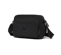 FANDARE Elegante Borsa a Tracolla in Nylon Borsa a Spalla Moon da Donna con Tracolla Regolabile Messenger Crossbody Bag Zain a spalla singola Borse messenger Bandoliera Ragazza Borse a mano Nero