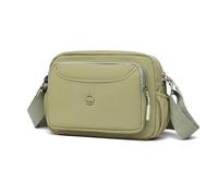 FANDARE Elegante Borsa a Tracolla in Nylon Borsa a Spalla Moon da Donna con Tracolla Regolabile Messenger Crossbody Bag Zain a spalla singola Borse messenger Bandoliera Ragazza Borse a mano Verde