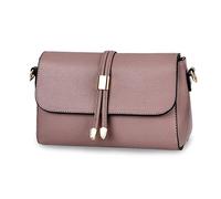 FANDARE Elegante Borsa a tracolla Spalla Borsa da Donna Borsa a Spalla Messenger Borse a Spalla Shopping Viaggio Sacchetto Messenger Crossbody Bag in Pelle PU Rosa a