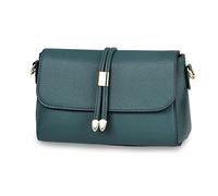 FANDARE Elegante Borsa a tracolla Spalla Borsa da Donna Borsa a Spalla Messenger Borse a Spalla Shopping Viaggio Sacchetto Messenger Crossbody Bag in Pelle PU Verde a