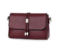 FANDARE Elegante Borsa a tracolla Spalla Borsa da Donna Borsa a Spalla Messenger Borse a Spalla Shopping Viaggio Sacchetto Messenger Crossbody Bag in Pelle PU Vino rosso