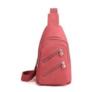 FANDARE Elegante Zaino Monospalla Donna Borsa a tracolla Ragazza Zaino a spalla singola con foro per auricolare Borsa messenger Viaggio Escursionismo Zaino asimmetrico Viaggio Impermeabile Sling Bag