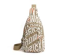 FANDARE Elegante Zaino Monospalla Donna Borsa a tracolla Ragazza Zaino a spalla singola con foro per auricolare Borsa messenger Viaggio Escursionismo Zaino asimmetrico Viaggio Impermeabile Sling Bag