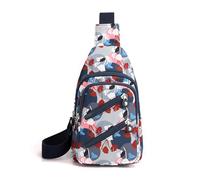 FANDARE Elegante Zaino Monospalla Donna Borsa a tracolla Ragazza Zaino a spalla singola con foro per auricolare Borsa messenger Viaggio Escursionismo Zaino asimmetrico Viaggio Impermeabile Sling Bag