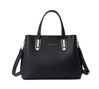 FANDARE Eleganti Borsa Donna Tracolla Borsa a Tote Mano Borsa Spalla Pelle PU Impermeabile Messenger Grande Capacità Shopping Viaggio Partito Work Nero