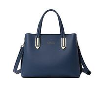 FANDARE Eleganti Borsa Donna Tracolla Borsa a Tote Mano Borsa Spalla Pelle PU Impermeabile Messenger Grande Capacità Shopping Viaggio Partito Work Blu