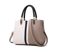 FANDARE Eleganti Borsa Donna Tracolla Spalla Borsa a Tote Mano Pelle PU Impermeabile per Shopping Viaggio Partito Work Crossbody Bag Cachi