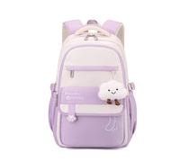 FANDARE Giovane Zaini Casual Adolescente Ragazza Ritorno a scuola Studente Accattivante zaino Uomo Donna Borse a zainetto Borsello Borsa ufficio giorno Ragazza Sacca Viaggio Daypacks Viola