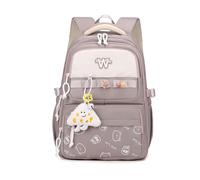 FANDARE Graffiti Zaini Casual Dalle Quotidiani Versatili Urbani Adolescente Ragazza Minimalista Carino Zaino Studente Borse a zainetto Borsello Borsa ufficio Viaggio Daypacks Viola scuro