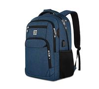 FANDARE Grande Zainetto Business Zaino Multiuso con Porta USB Zaino per 15.6 pollice PC Portatile Impermeabile da Uomo Donna Borsa Universitaria Daypack per La Scuola Viaggio Blu A