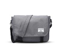 FANDARE Messenger Bag Laptop Briefcase Borsa a Tracolla Borsa Crossbody Scuola Borsa Zainetto Schoolbag Poliestere Grigio