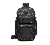 FANDARE Militare Zaino Monospalla per Uomo Borsa Monospalla Sportivo Borsa Zainetto con cinghia per treppiede Sling Crossbody Bag Borsa a Tracolla lavoro Ciclismo Viaggio Borsello Spalla Camo