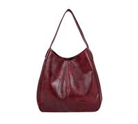 FANDARE Moda Borse a Mano da donna Impermeabile Borsa a Tracolla Borse Tote da donna PU Pelle Borse a Spalla per Shopping Viaggio Lavoro Incontri Vino Rosso
