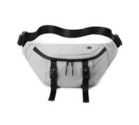 FANDARE Moda Marsupio Zaino a Monospalla Uomo Borsa a Tracolla Borsello Uomo Waist Pack Borse a spalla da palestra Sling Chest Bag Zaini da escursione Borsa Monospalla per Viaggio Ciclismo Grigio