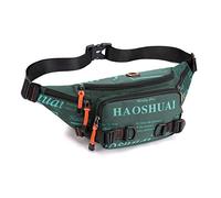 FANDARE Moda Marsupio Zaino a Monospalla Uomo Borsello Uomo Tracolla Donna Waist Pack Borse a spalla da palestra Sling Chest Bag Zaini da escursione Borsa per Viaggio Trekking Ciclismo Verde scuro