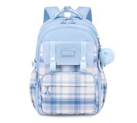 FANDARE Moda Zaino Casual Zaino Scuola Zaino Porta PC Zaino Università Ragazzo Ragazza Cartella Color-blocking Daypack Zainetti per bambini Borsa Uomo Donna Borsa viaggio Adolescenti Backpack Blu