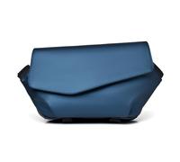 FANDARE Moda Zaino Monospalla Borse a spalla da palestra uomo Zaini da escursione Borsa a tracolla viaggio con cinghia per bagagli Impermeabile PU Pelle Borsello Marsupio Borsa Sling Bag Blu