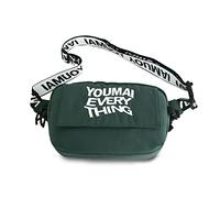 FANDARE Moda Zaino Monospalla Ultraleggero Casuale Ragazzo Ragazza Zaino Spalla Uomo Donna Borsello a tracolla per Trekking Ciclismo Viaggio Sports Sling Bag Verde scuro