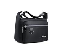 FANDARE Moderna Borsa a Tracolla Uomo Business Casual, Borsa Messenger 24 Ore Borsello Messenger Zaino Spalla per tablet 9,7 Pollici, Ufficio, Città, Viaggio e Uso QuotidianoNero