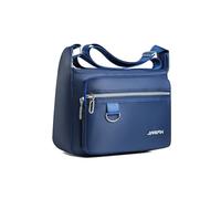 FANDARE Moderna Borsa a Tracolla Uomo Business Casual, Borsa Messenger 24 Ore Borsello Messenger Zaino Spalla per tablet 9,7 Pollici, Ufficio, Città, Viaggio e Uso Quotidiano Blu