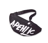 FANDARE Monospalla Marsupio Sportivo Zaino Monospalla Donna Borsello Monospalla Zaino Tracolla Borsa a Tracolla Ragazza Ragazzo Borsello da Uomo Sling Bag Borsa Sportiva Ciclismo Viaggio Tela Nero