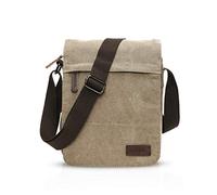 FANDARE New Borsa a Tracolla Uomo Affari Studente Viaggio Portatile Crossbody Bag Grande Capacità Multi-pocket Traspirante Tela