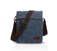 FANDARE New Borsa a Tracolla Uomo Affari Studente Viaggio Portatile Crossbody Bag Grande Capacità Multi-pocket Traspirante Tela