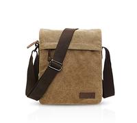 FANDARE New Borsa a Tracolla Uomo Affari Studente Viaggio Portatile Crossbody Bag Grande Capacità Multi-pocket Traspirante Tela