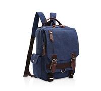 FANDARE New Zaino Uomo Business Sling Bag Student Outdoor Viaggio Borsa a Tracolla Traspirante Tela Dark Blu B
