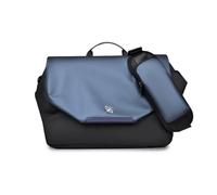 FANDARE Nuovo Borsello Tracolla Uomo Borse a spalla Donna Borsa a Tracolla con cinghia per treppiede Borse Messenger per Quotidiano Outdoor Lavoro Ufficio Viaggio Borsa a Spalla Nylon Nero Blu