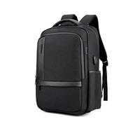 FANDARE Nuovo Zaini Casual per 15.6 pollici PC Commerciale Zainetto Cartelle Uomo Zaino Scuola Adolescente Universitaria Zaino da viaggio Daypack Grande Borse a Zaino Impermeabile Nylon Nero