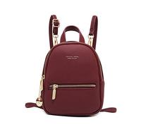 FANDARE Piccolo Zaino Donne Borsa a tracolla Borsa a Mano College Borse Scuola Scuola Borsa Ragazze Borsa Scuola Viaggio Casual Daypacks, Rosso, L, Zaino, Rosso, L, Cartella
