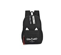 FANDARE Ragazze Zaino Casual Borsa da Scuola Adolescente Daypack School Bag per Scuola Università Viaggio Shopping Impermeabile Tessuto Oxford Zaini Nero