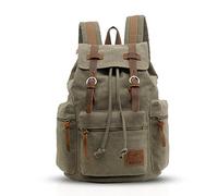 FANDARE Retro 15.6 Pollici Portatile Laptop Notebook Zaino Studente Zaino di Viaggio Viaggi Esterno Scuola Borsa a Zainetto Daypack Tela