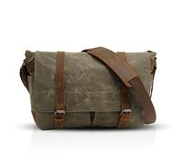 FANDARE Retro Borsa a tracolla Messenger Bag Tela Borsa a tracolla per 14 Pollice Laptop Briefcase Borse A Tracolla Uomo Donna Borsa Sportiva Lavoro Scuola Zaino