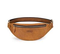 FANDARE Retrò Monospalla Uomo Zaino Monospalla Marsupio Tracolla Pelle Lavoro Borse piccole a tracolla Borsa a Spalla per Scuola Outdoor Sportiva Ciclismo Viaggio Sling Waist Daypacks Marrone A