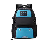FANDARE Sacca Sportiva Palestra Zaino da Basket con Rete & Scomparto Scarpe Zaini Scuola Zaini per 15,6 pollici laptop per il Calcio, Pallavolo, Nuotare, Palestra, Viaggiare, Alunno Blu
