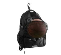 FANDARE Sacca Sportiva Palestra Zaino da Basket con Rete & Scomparto Scarpe Zaini Scuola Zaini per 15,6 pollici laptop per il Calcio, Pallavolo, Nuotare, Palestra, Viaggiare, Alunno Nero