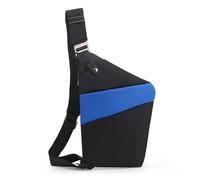 FANDARE Segmentato Zaino Monospalla Uomo Donna Sport Borse a da palestra Antifurto Sinistra Spalla Sling Crossbody Bag Zaini da escursione Borsa a tracolla viaggio Marsupio Borsa Nero blu